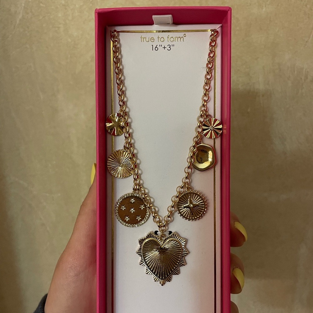 Gold Charm Necklace